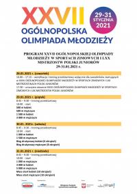 Ogólnopolska Olimpiada Młodzieży i Mistrzostwa Polski Juniorów w Arenie
